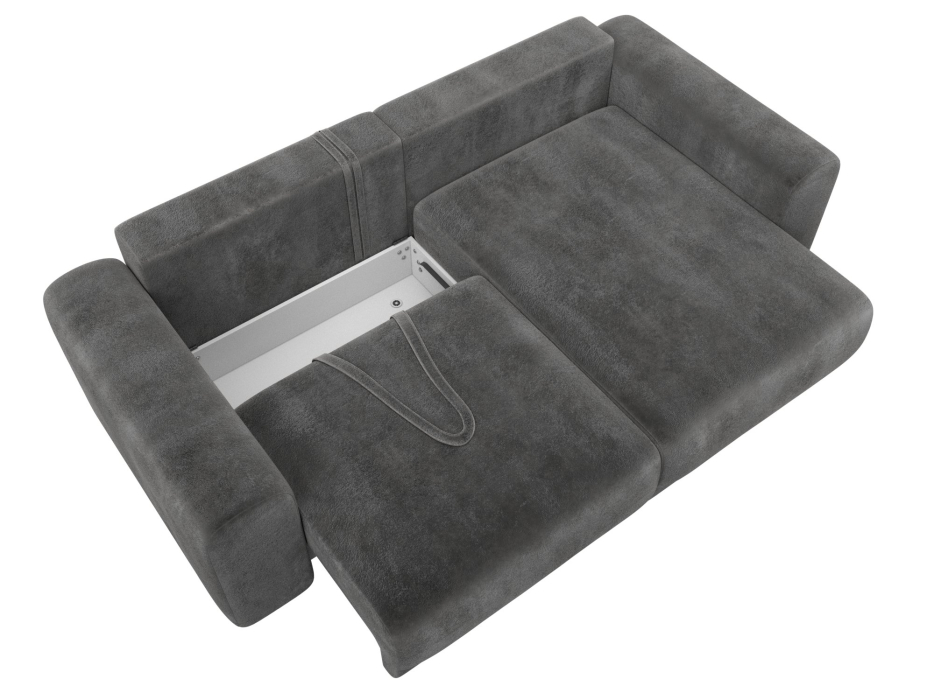 Диваны угловые в гостиную, Диван угловой Лига-056 НПБ угол универсальный, велюр TOWER