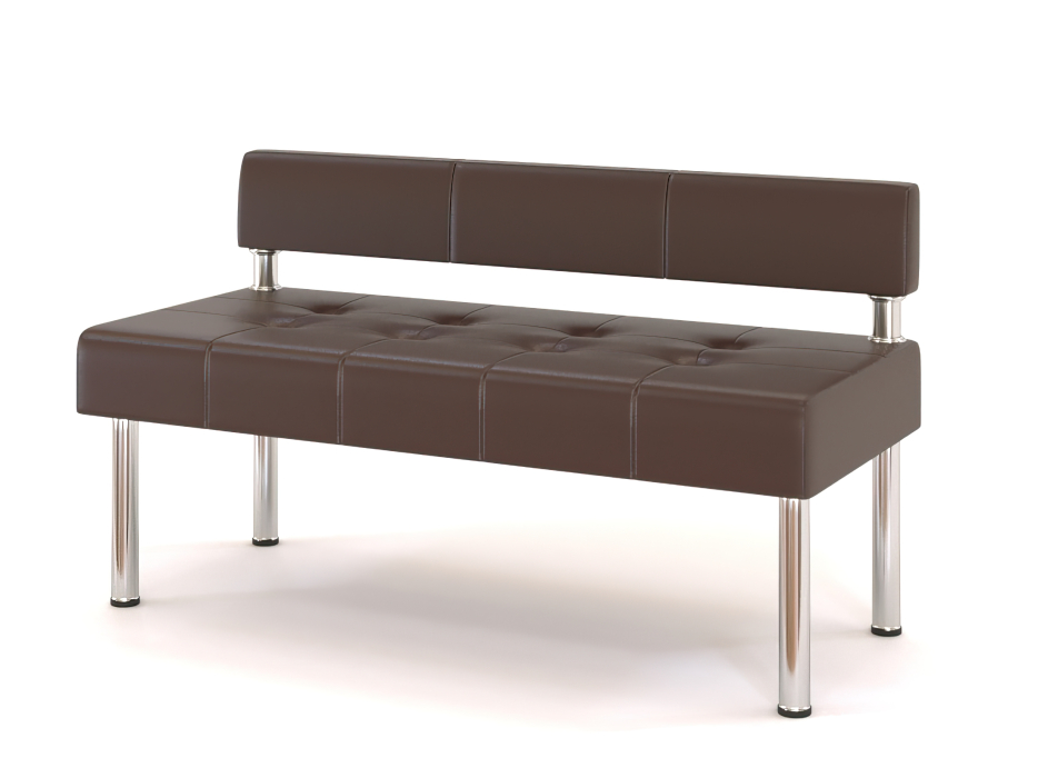 Офисные диваны, Офисный диван Бизнес со спинкой 160