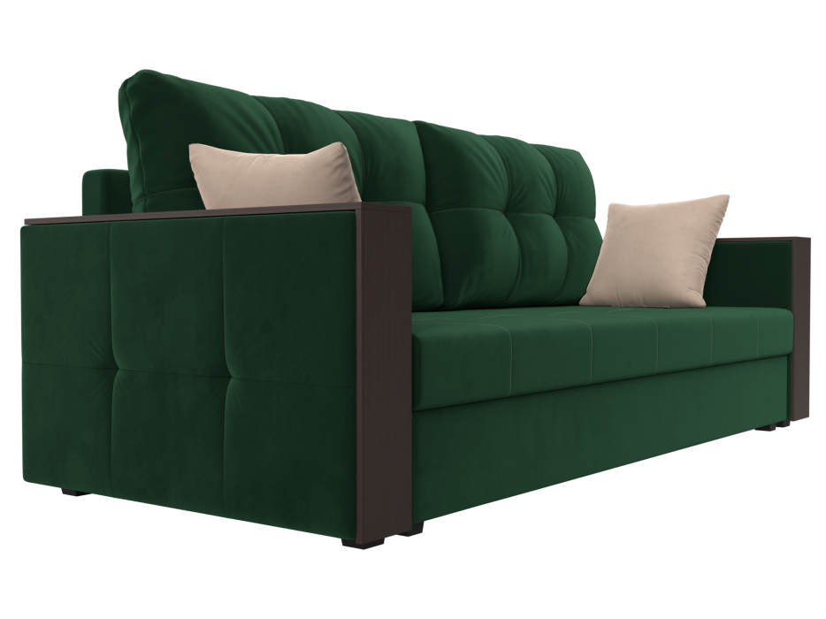 Диваны еврокнижки, Прямой диван Валенсия Лайт, велюр