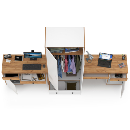 Два письменных стола и шкаф Вуди