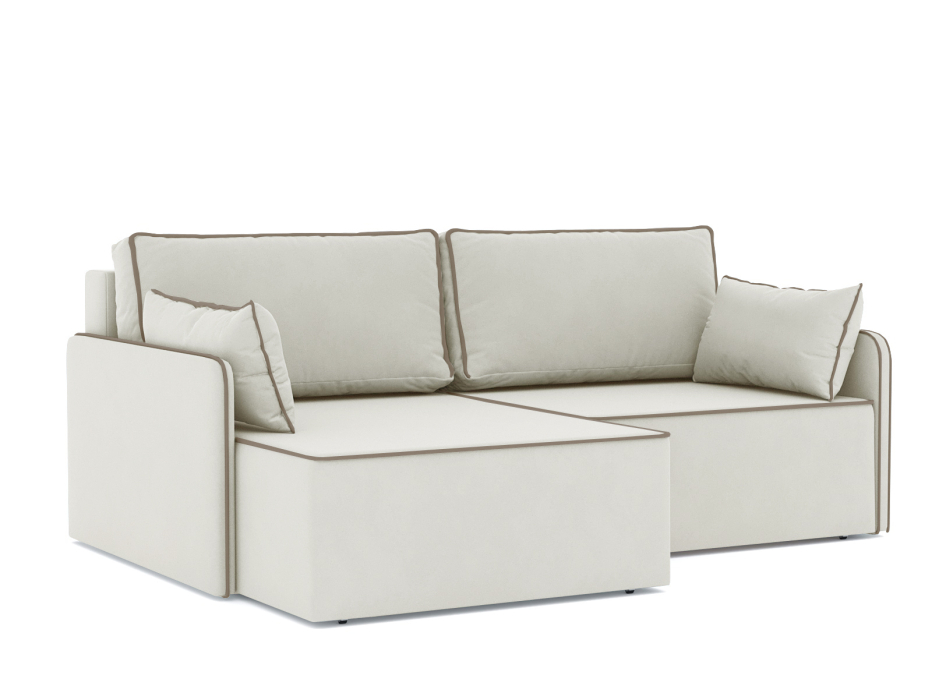 Диваны угловые в гостиную, Диван-кровать угловой еврокнижка Блюм, велюр