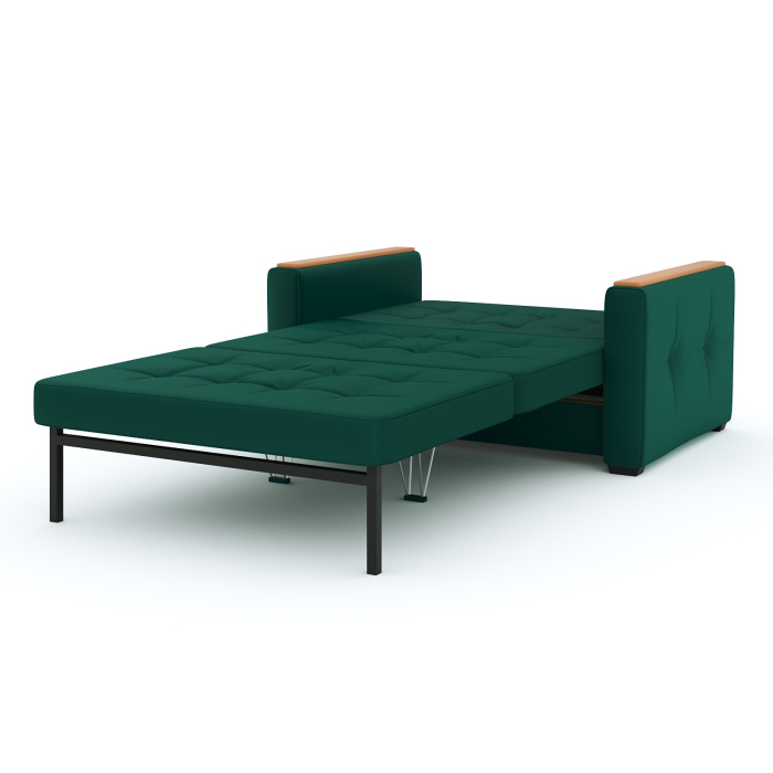 Диваны с ящиком для белья, Диван-кровать Этро Вуд, велюр, 110