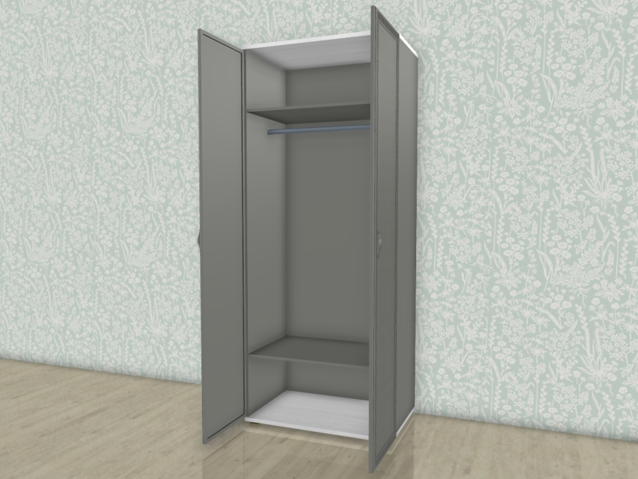 Шкафы двухстворчатые, Модульная система Карина Шкаф ШК-1002