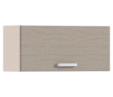 , Полка горизонтальная Регина Песочный с фасадом Дуб Сантана Светлый  800