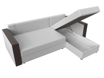 Угловой диван Валенсия Лайт правый угол, экокожа