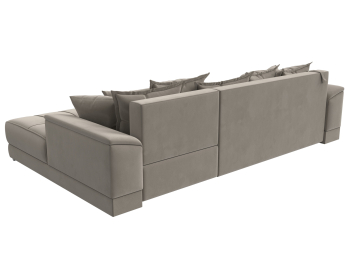 Угловой диван НордСтар правый угол, микровельвет