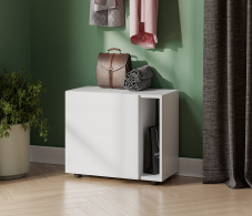 Тумбы, Тумба со створкой Страйк, белый