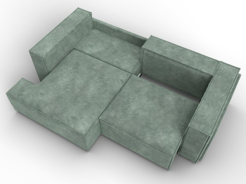 Диван угловой Лига-061 угол левый, велюр BRUT