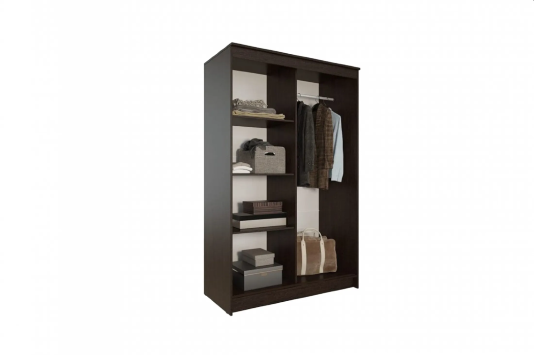 Шкафы-купе 2-х дверные, Шкаф-купе Элегант 5 ЛДСП 200х126х59