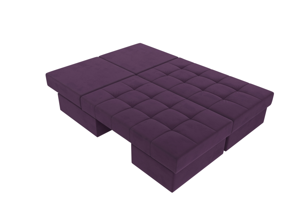 Диваны еврокнижки, Диван трансформер Сплит, велюр