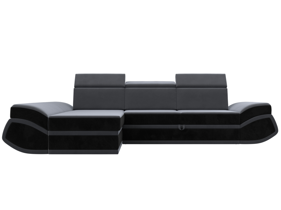 Диваны угловые в гостиную, Диван угловой Лига-032 левый угол, велюр