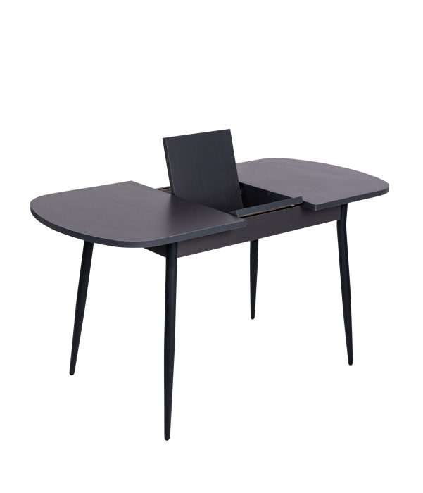 Обеденные столы, Стол обеденный раздвижной Лидер Графит