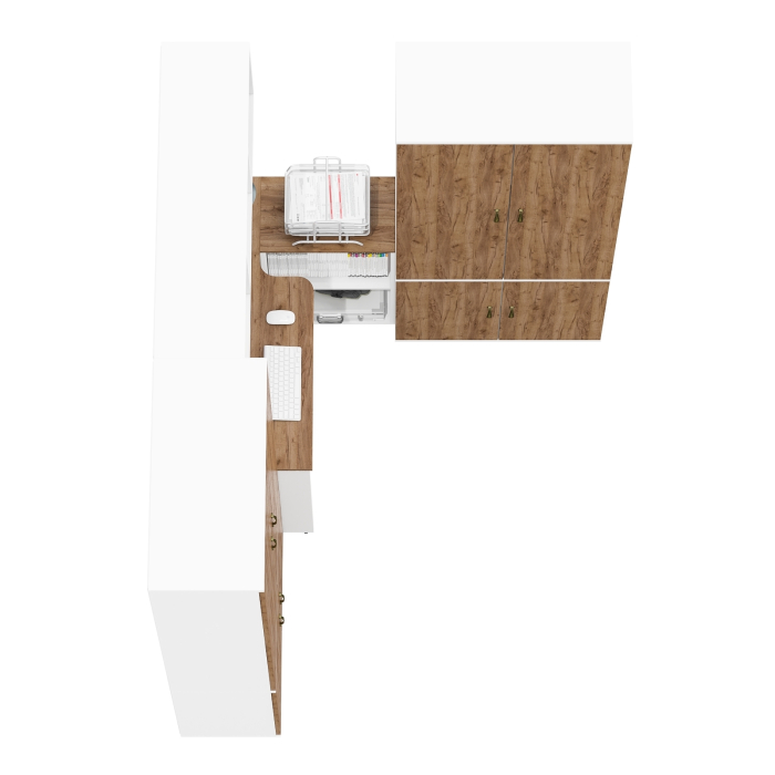 Домашние кабинеты, Модульная мебель для детской комнаты Лидер-8 № 53