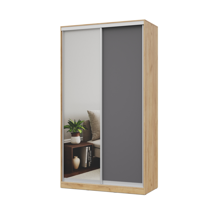 Шкафы-купе 2-х дверные, Шкаф-купе 2-дв  Роланд Р132  (в2360*ш1300*г590)