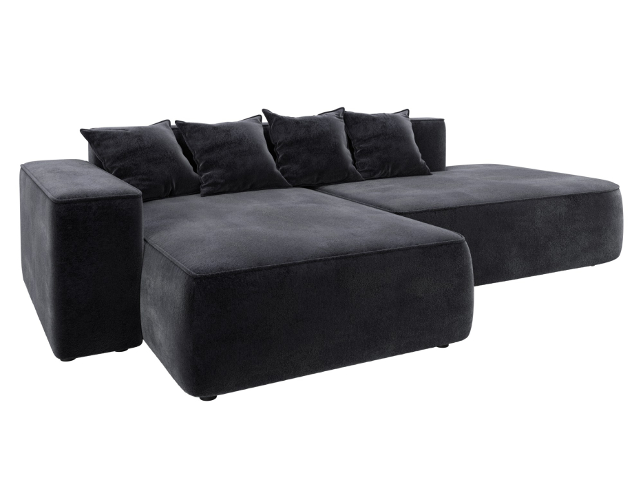 Диваны угловые в гостиную, Диван угловой Лига-065 угол левый, велюр TOWER