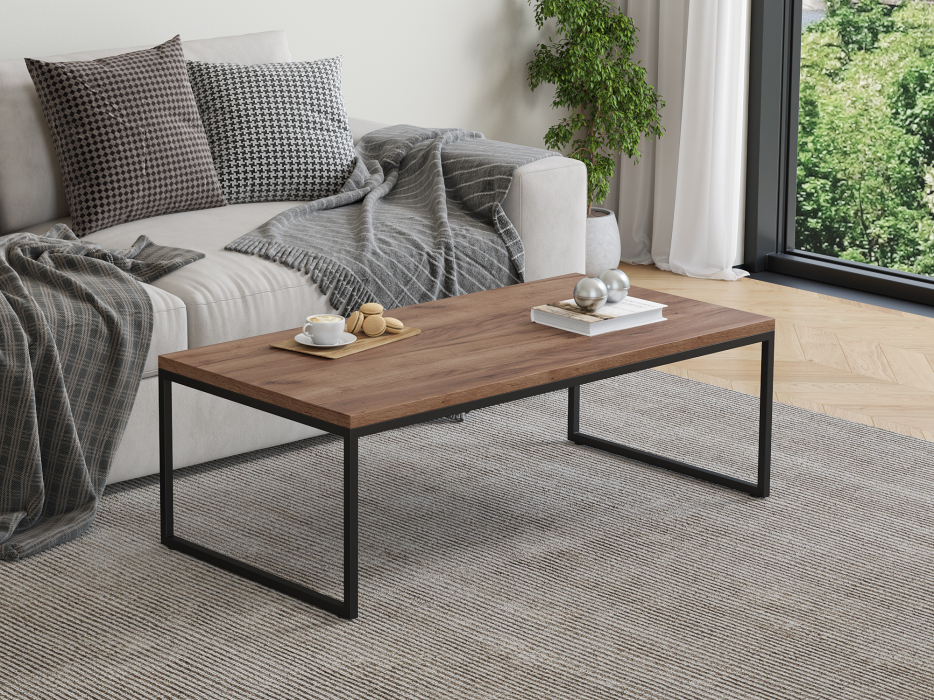 Журнальные столики, Столик журнальный Айсберг Лофт 03 Черный