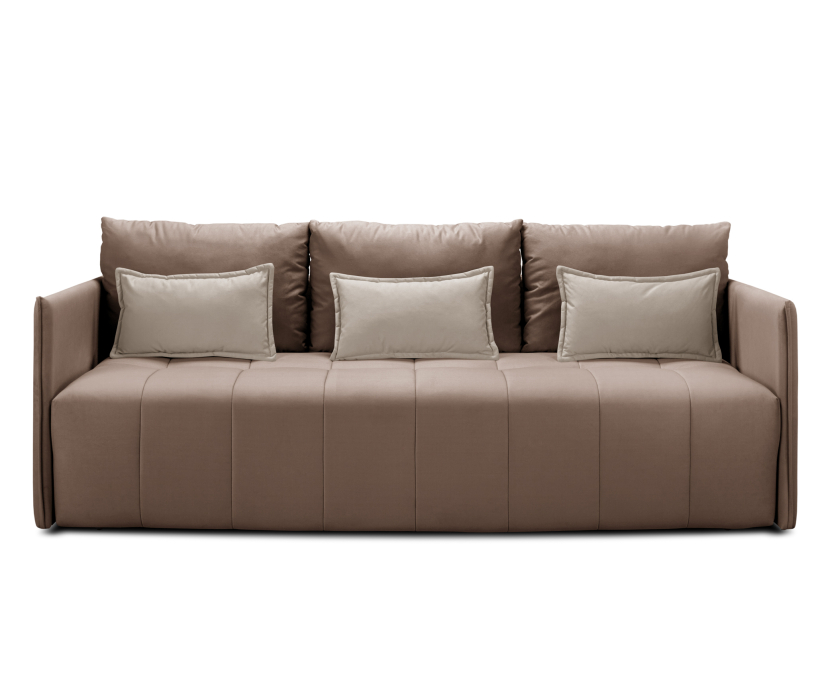 Диваны еврокнижки, Диван кровать прямой  Чилетти, микровелюр