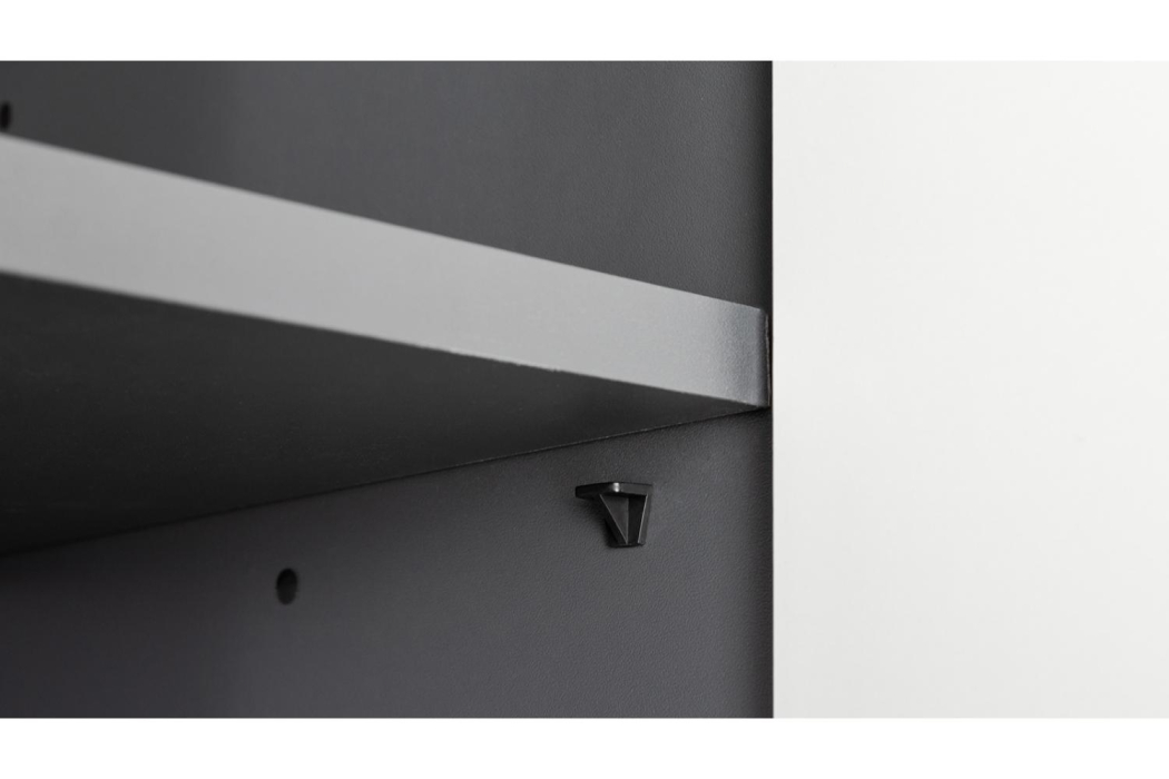 Стеклянные, Шкаф-витрина Сидней 13.201 Антрацит 0164