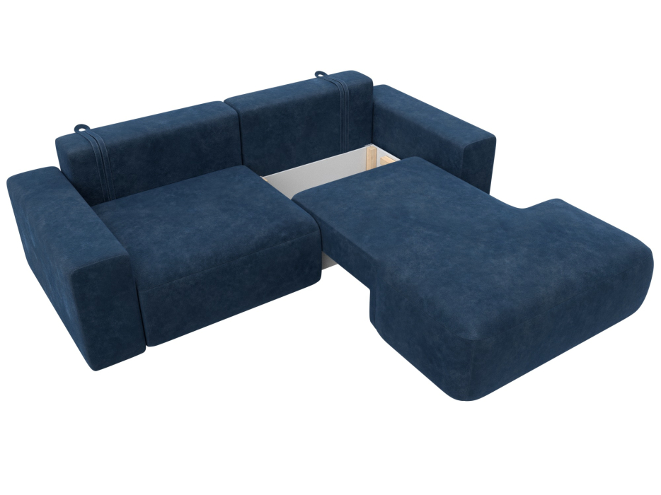 Диваны угловые в гостиную, Диван угловой Лига-036 НПБ Классик правый угол, велюр BRUT 