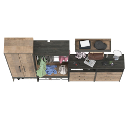 Пять модулей в стиле лофт для прихожей Трувор