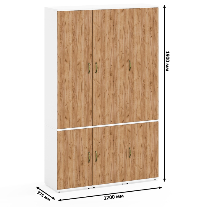 Для одежды, Три узких пенала для белья и верхней одежды Лидер-8 МД 21Б