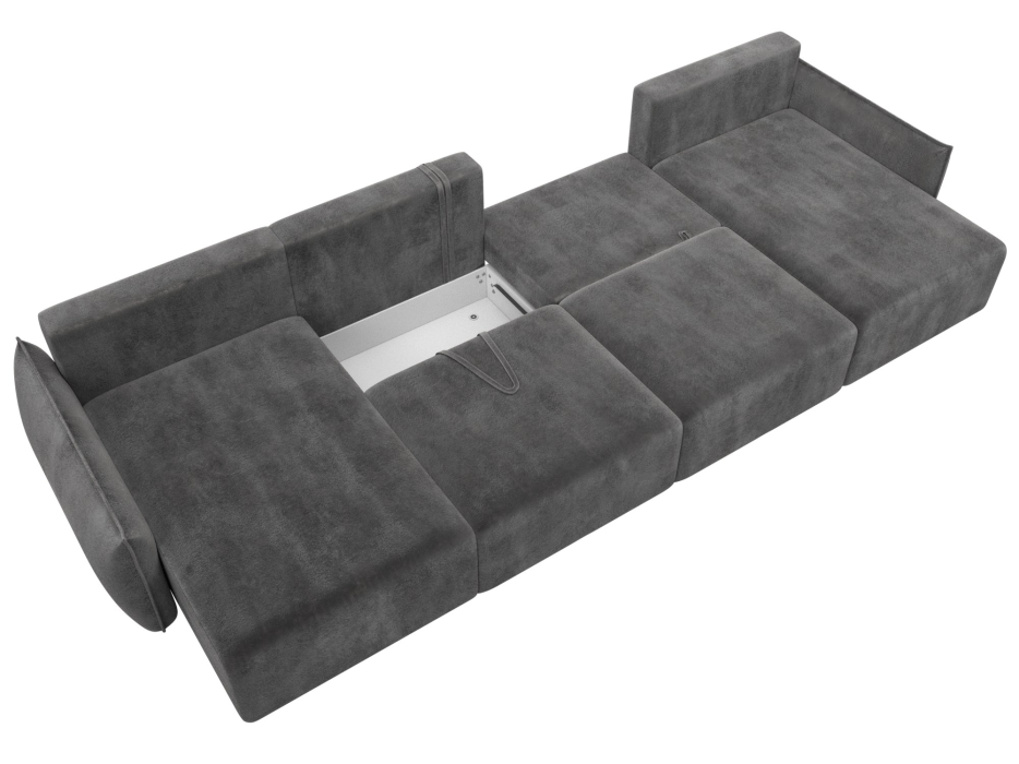 Диваны еврокнижки, Диван П-образный Лига-051 НПБ Лонг, велюр TOWER