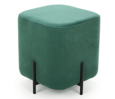 Пуфы дизайнерские, ПУФ ГУФФИ квадрат, велюр