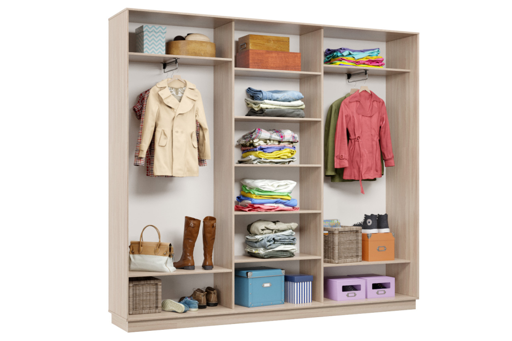 Шкафы-купе 3-х дверные, Шкаф-купе Премьер Лайт 55 (01;01;01) трехдверный