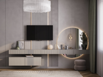 Спальня Букле Консоль высокая с 1 ящиком