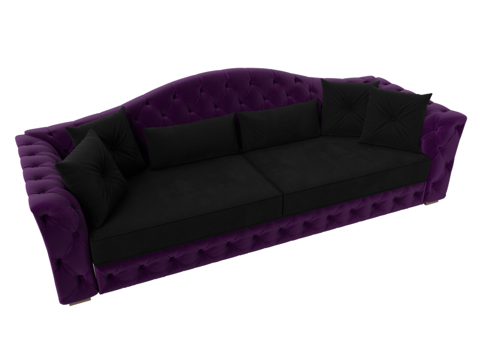 Диваны кровати со спальным местом, Прямой диван Артис, микровельвет