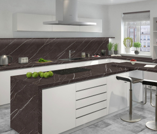 Столешница 1500*595*38 влагостойкая Ботаника 3706