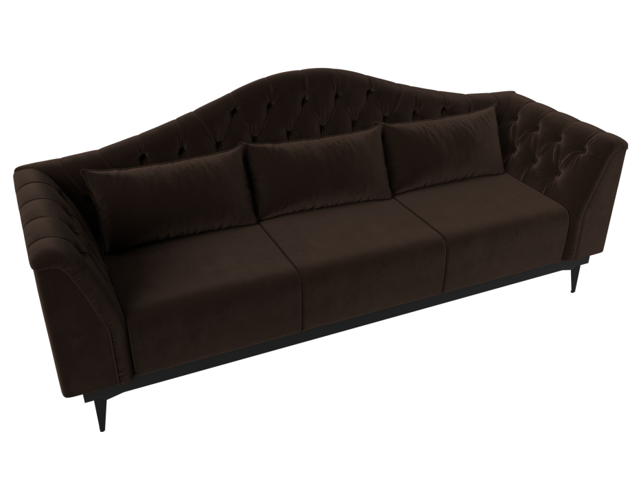 Дизайнерские диваны для гостиной, Прямой диван Флорида, Микровельвет