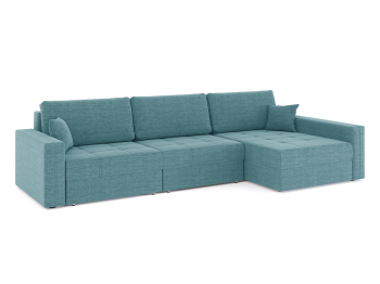 Диван-кровать угловой Брест 3 секции еврокнижка, рогожка