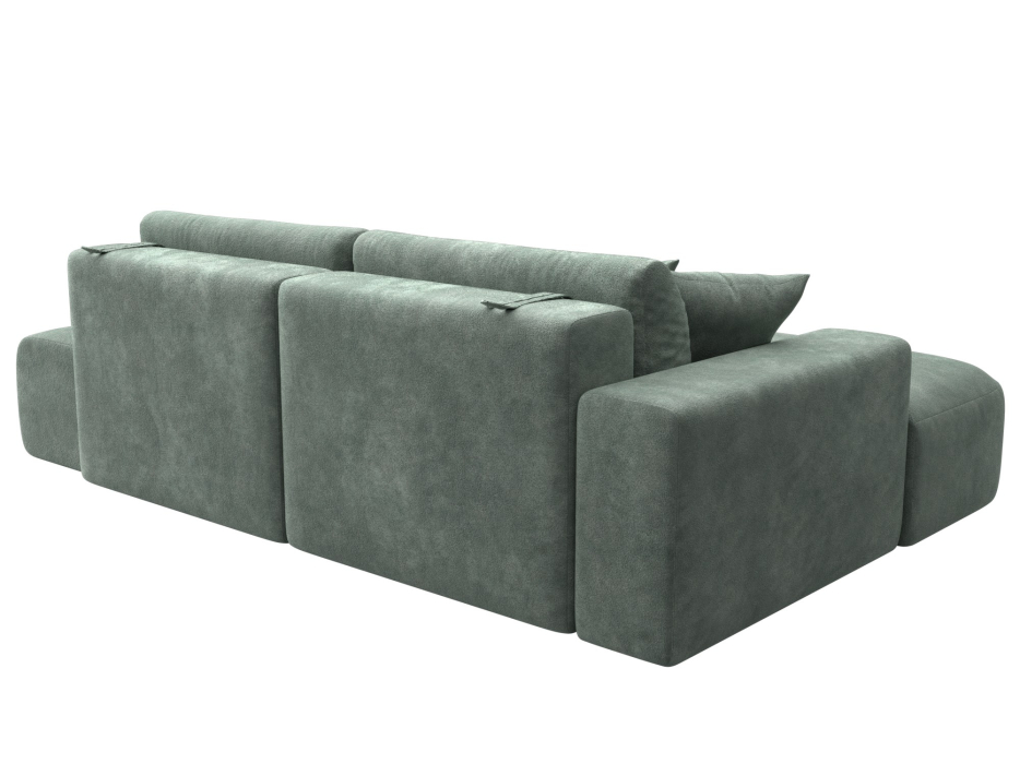 Диваны угловые в гостиную, Диван угловой Лига-036 НПБ Модерн левый угол, велюр BRUT