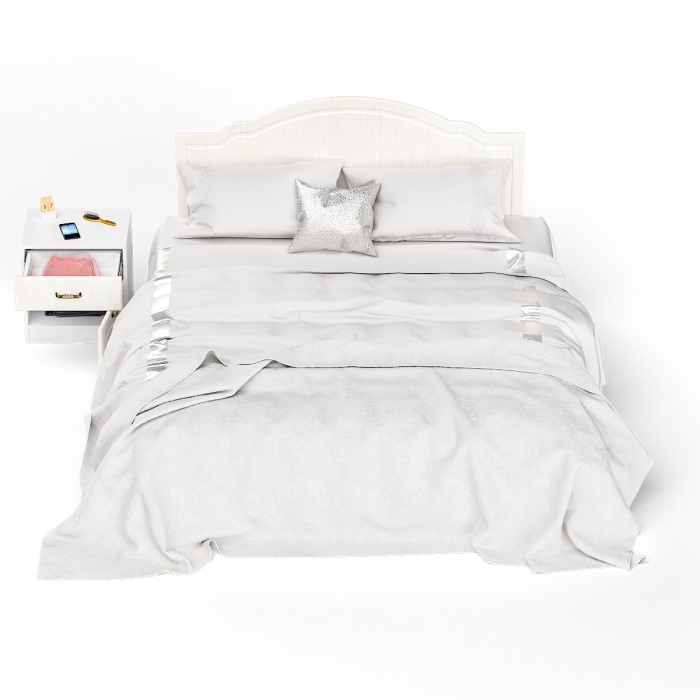 Модульные cпальни, Кровать 1600 Ливерпуль с основанием и тумбой