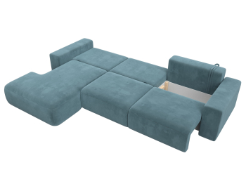 Диван угловой Лига-036 Классик Лонг левый угол, велюр