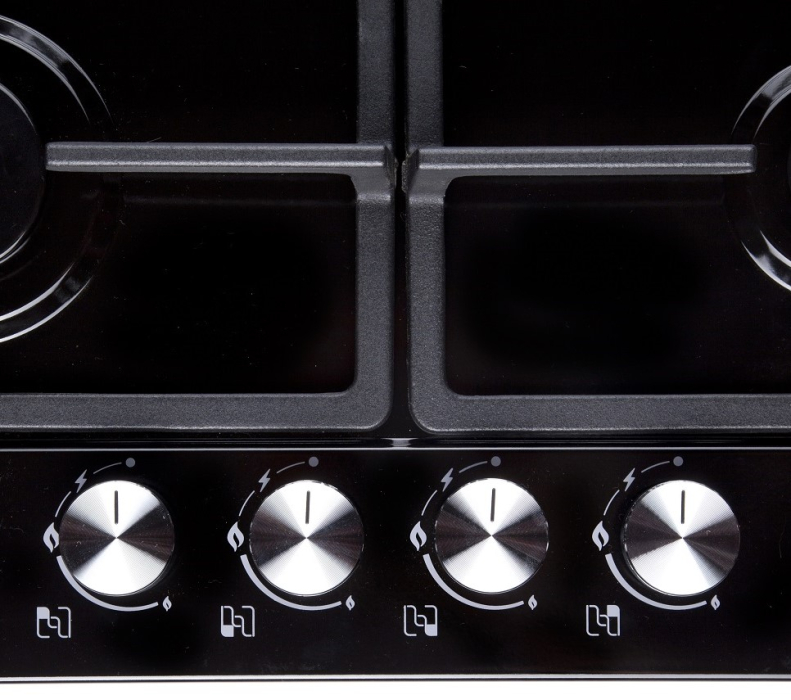 Встраиваемые варочные панели, Газовая варочная панель Konigin Spark 604 BK