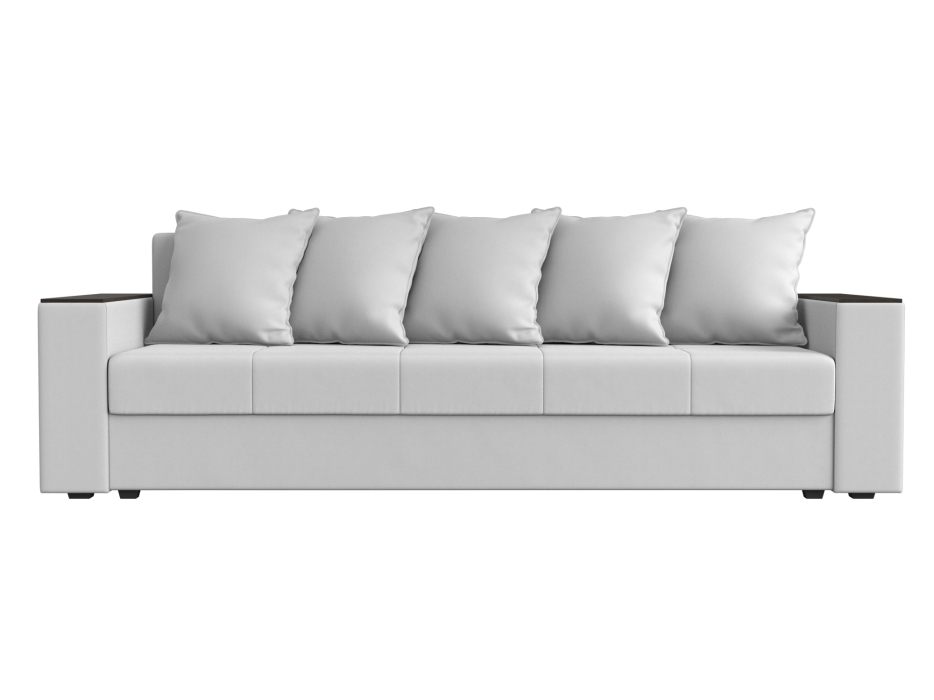 Диваны прямые, Диван прямой Дубай Лайт полки слева, экокожа