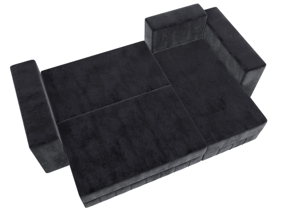 Диваны угловые в гостиную, Диван угловой Лига-076 угол универсальный, велюр TOWER