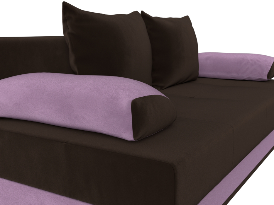 Диваны еврокнижки, Диван прямой Ник-2, микровельвет