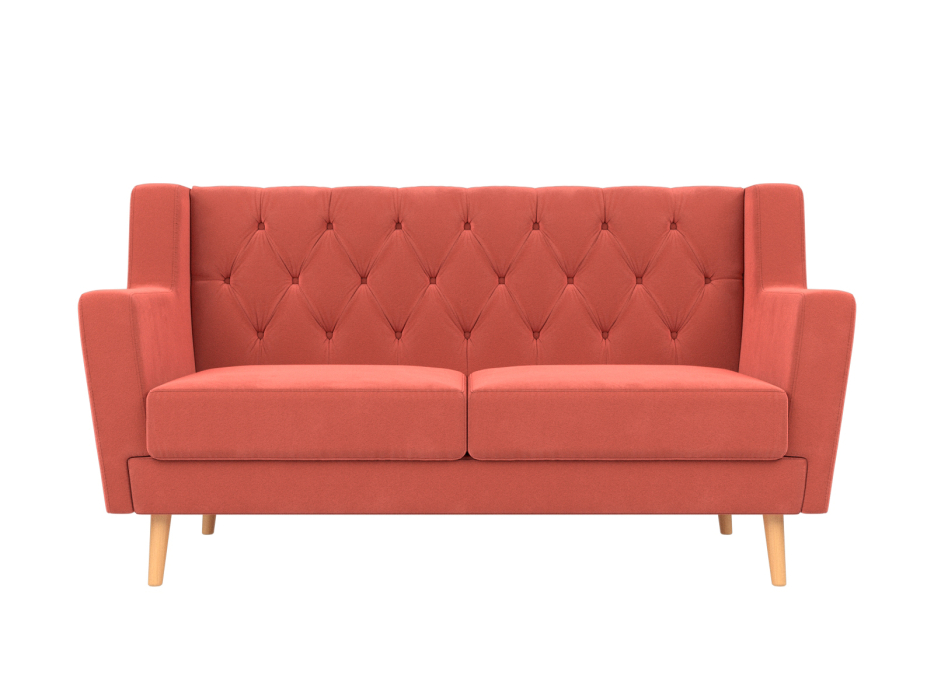 Диваны прямые кухонные, Прямой диван Брайтон 2 Люкс, микровельвет