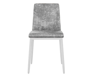 Стул DikLine 270 микровелюр (опоры белые)