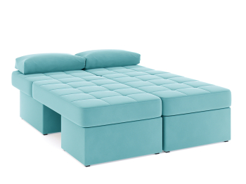 Диван-кровать угловой Оливер еврокнижка-трансформер, велюр