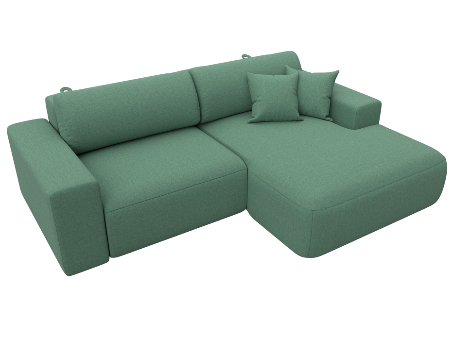 Диваны угловые в гостиную, Диван угловой Лига-036 НПБ Классик правый угол, рогожка Амур