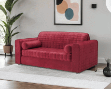 Диваны с ящиком для белья, Диван аккордеон Барон №5 ППУ 120х200 Бархат