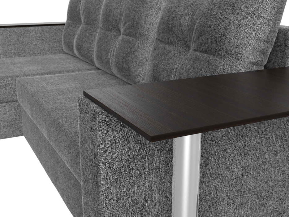 Диваны угловые в гостиную, Угловой диван Атланта левый угол, рогожка Амур