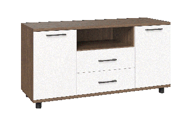 Модульная система Грейс Тумба ТБ-5022  Гикори Джексон Темный