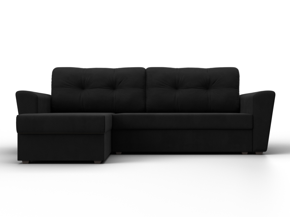 Диваны угловые в гостиную, Угловой диван Амстердам Лайт левый угол, микровельвет