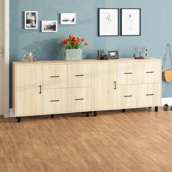 ТВ-тумбы, Два комода РВК 125-1204 с дверкой и 4-мя ящиками