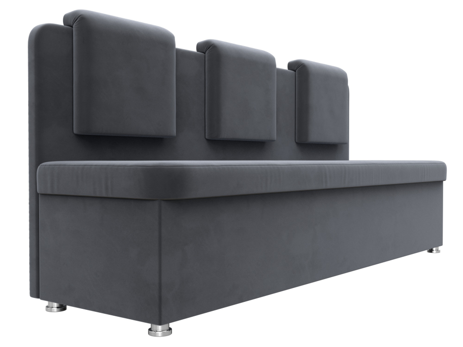 Кухонные уголки, Диван кухонный прямой Маккон 3-х местный, велюр